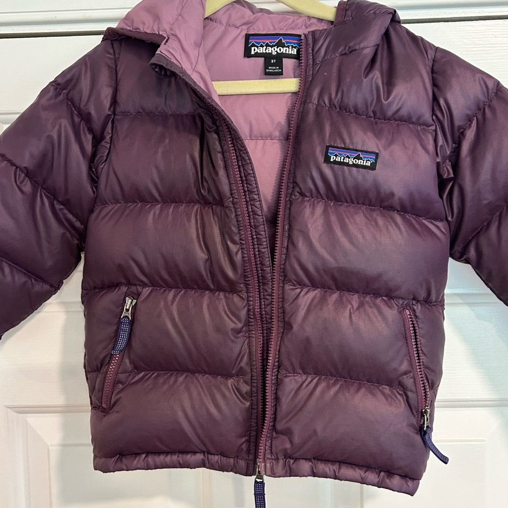 Patagonia Kids Plum Puffer Jacket